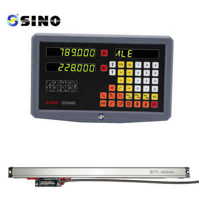 মেটাল SINO SDS2MS ম্যাগনেটিক স্কেল DRO কিট 2 Axis KA300 Glass Linear Scale Encoder