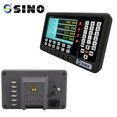 চারটি অক্ষের সাথে গ্রে গ্লাস লিনিয়ার স্কেল DRO SINO SDS5-4VA টার্ন ডিজিটাল রিডাউট কাউন্টার সিস্টেম