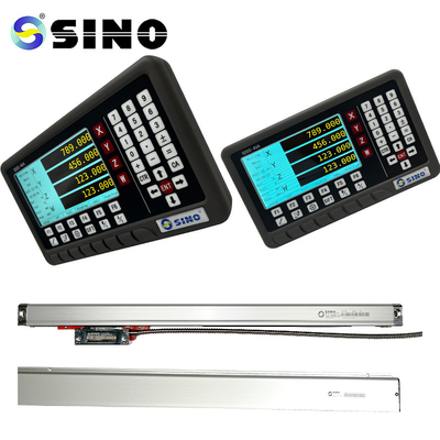 চারটি অক্ষের সাথে গ্রে গ্লাস লিনিয়ার স্কেল DRO SINO SDS5-4VA টার্ন ডিজিটাল রিডাউট কাউন্টার সিস্টেম