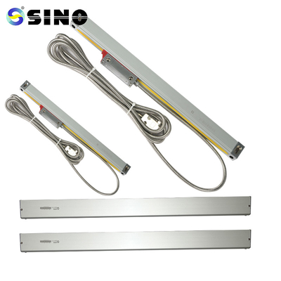 SINO KA-500 DRO লিনিয়ার স্কেল 5um লেদ স্লিম গ্রেটিং রুলার অপটিক্যাল এনকোডার TTL RS442