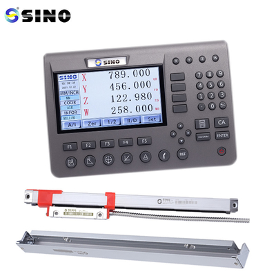 SDS200 DRO SINO 4-Axis Digital Read-out System with Metal LCD and Linear Encoder Kit for Milling Machines (ফ্রিলিং মেশিনের জন্য ধাতব এলসিডি এবং রৈখিক এনকোডার কিট সহ DRO SINO 4-অক্ষ ডিজিটাল রিডআউট সিস্টেম)