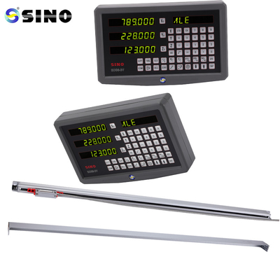 SINO KA600-1500mm 1μM লিনিয়ার স্কেল DRO 2 অক্ষ ডিজিটাল রিডাউট এনকোডার উচ্চ নির্ভুলতা টার্ন