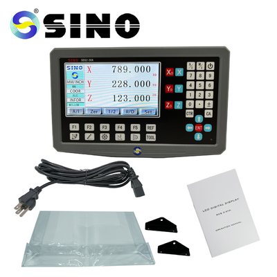 SINO SDS2-3VA 3 অক্ষ DRO ডিজিটাল রিডাউট মিটার 16/32 বিট ক্যালকুলেটর সহ 5MHz ইনপুট ফ্রিকোয়েন্সি