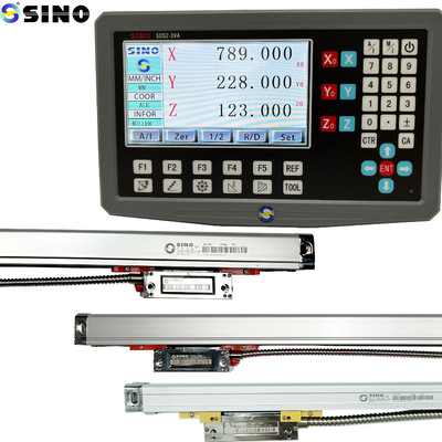 SINO SDS2-3VA 3 অক্ষ ডিজিটাল রিডাউট মিটার KA300 গ্লাস লিনিয়ার রুলার TTL RS422 সংকেত সহ