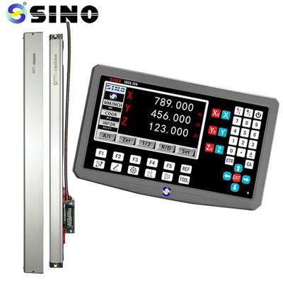 SINO SDS6-3VA 3-অক্ষ ডিজিটাল রিডাউট সিস্টেম DRO পরিমাপ মেশিন ফ্রিজিং / লেথের জন্য RS232C