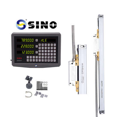 SINO DRO SDS6-3V 3 অক্ষ ডিজিটাল রিডআউট সিস্টেম টটল লিনিয়ার এনকোডার রুলার সহ টার্ন ফ্রিজিং মেশিনের জন্য