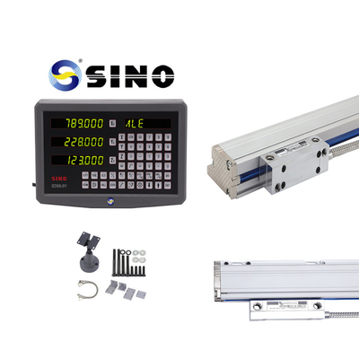 SINO DRO SDS6-3V 3 অক্ষ ডিজিটাল রিডআউট সিস্টেম টটল লিনিয়ার এনকোডার রুলার সহ টার্ন ফ্রিজিং মেশিনের জন্য