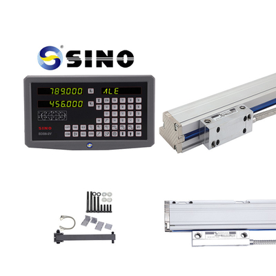 SINO SDS6-2V 2-Axis Dro ডিজিটাল রিডাউট ডিসপ্লে লিনিয়ার স্কেল এনকোডার ফ্রিজিং মেশিন