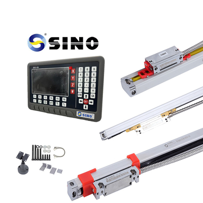 4-অক্ষ SINO SDS5-4VA ডিজিটাল রিডিং ডিসপ্লে এবং KA লিনিয়ার গ্লাস গ্রেটিং রুলার সমর্থন করে