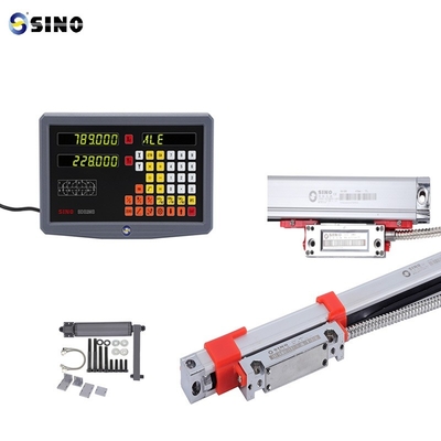 SINO SDS2MS 2 অক্ষ অপটিক্যাল এঙ্গেল এনকোডার দৈর্ঘ্য 7-102 সেমি ফ্রিজিং / ফ্রিজিং / মিলিং মেশিনের জন্য