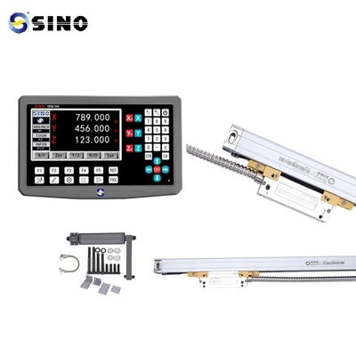 SINO SDS6-3VA 3 অক্ষ ডিজিটাল রিডাউট সিস্টেম উচ্চ রেজোলিউশন পরিমাপের জন্য লিনিয়ার এনকোডার