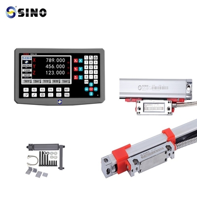 SINO SDS6-3V 2/3 Axis Digital Readout Class Linear Endoder Scale KA600-1300mm DRO ডিসপ্লে 5um