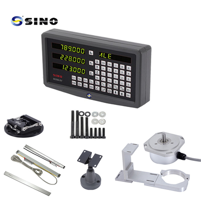 SINO SDS6-3VA 3 অক্ষ ডিজিটাল রিডআউট ক্লাস লিনিয়ার এনকোডার 0.005 মিমি রেজোলিউশন TTL ইনপুট সহ