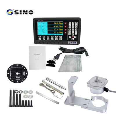 SINO SDS5-4VA ডিজিটাল ডিসপ্লে মিটার সহ চার অক্ষ LCD স্ক্রীন জেনারেল রিডআউট লেথ মিলের জন্য