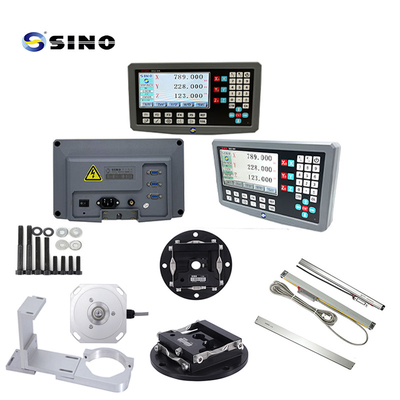 লেদ মিলের জন্য SINO SDS2-3VA 0.5um রেজোলিউশন DRO 3 অক্ষ ডিজিটাল রিডআউট মিটার RS422 সংকেত