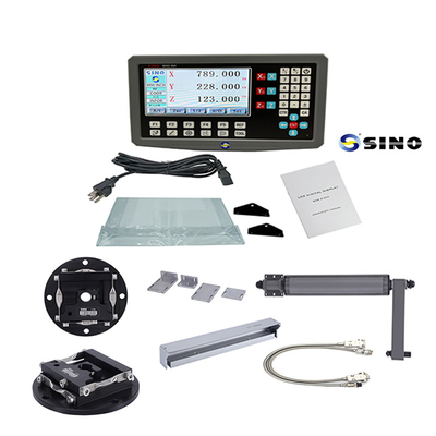 SINO SDS2-3VA 2 Axis RS422 For Lathe Machine DRO লিনিয়ার এনকোডার সহ ডিজিটাল রিডআউট সিগন্যাল