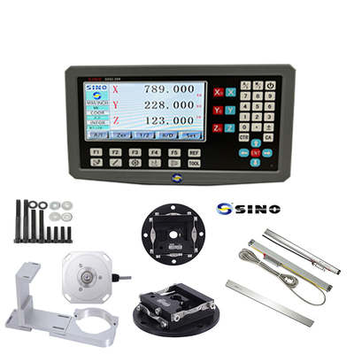 SINO SDS2-3VA 2 Axis RS422 For Lathe Machine DRO লিনিয়ার এনকোডার সহ ডিজিটাল রিডআউট সিগন্যাল