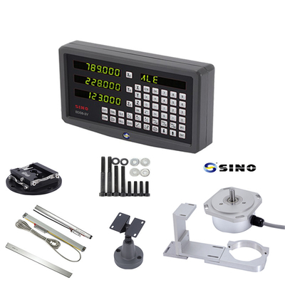 SINO SDS6-3VF ডিজিটাল রিডিং মেটাল LED 3 অক্ষ ফ্রিজিং মেশিনের জন্য ডিআরও সিস্টেম মাল্টিফাংশনাল