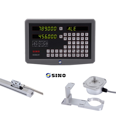 SINO SDS6-2V ডিজিটাল রিডিং মেটাল LED ডিজিটাল রিডিং 2 অক্ষ DRO কিট 60Hz ফ্রিজিং মেশিনের জন্য