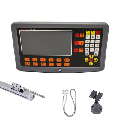 SINO SDS2-3VA 3 Axis DRO ডিজিটাল রিডআউট মিটার লেদ এবং মিলের জন্য লিনিয়ার স্কেল এনকোডার সহ