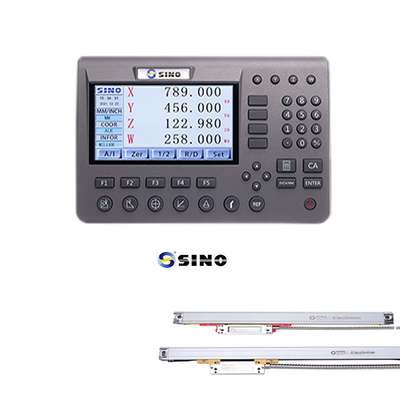 SDS 200 ডিজিটাল রিডিং 240V ধাতু 2 অক্ষ DRO সঙ্গে মাল্টি ভাষা জন্য গ্রিলিং মেশিন