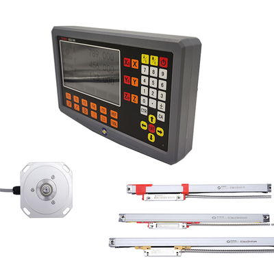 AC220V 110V 70-1020 মিমি লিনিয়ার স্কেল এনকোডার গ্রিটিং রুলার LCD DRO 3-অক্ষ ডিজিটাল রিডিং সহ