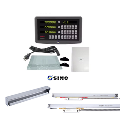 SINO DRO SDS6-3V 0.005 মিমি রেজোলিউশন সহ 3 অক্ষ ডিজিটাল রিডআউট সিস্টেম টিটিএল ইনপুট লিনিয়ার এনকোডার রুলার