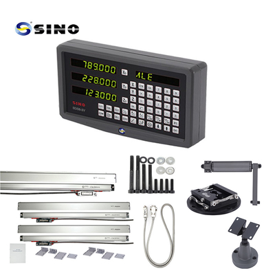 সিনো 3 অক্ষ SDS6-3V লিনিয়ার স্কেল KA600-1300mm DRO সহ ডিজিটাল রিডিং