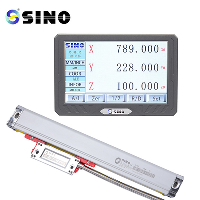 SINO SDS200S লিনিয়ার অপটিক্যাল এনকোডার একটি 3 অক্ষ ডিজিটাল LCD রিডআউট ডিসপ্লে সহ বিক্রয়ের জন্য