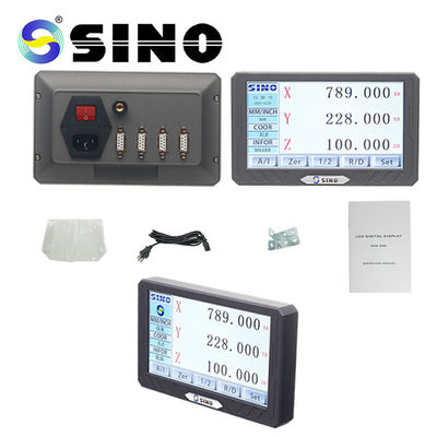 ভালো দাম LCD ফুল টাচ স্ক্রিন মিলিং মেশিন DRO 0.005mm রেজোলিউশন ব্যবহারিক দুই অক্ষ মেটাল অনলাইন