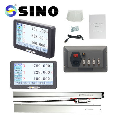 ভালো দাম SINO SDS200S 3 Axis LCD ফুল টাচ স্ক্রীন ডিজিটাল রিডআউট কিটস DRO গ্রেটিং রুলার রোটারি এনকোডার অনলাইন