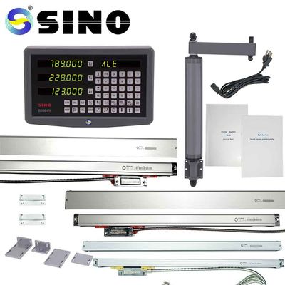 ভালো দাম স্লাইডিং প্ল্যাটফর্ম সহ 3 অক্ষ রেজোলিউশন 5µM লেদ মেশিন DRO অনলাইন